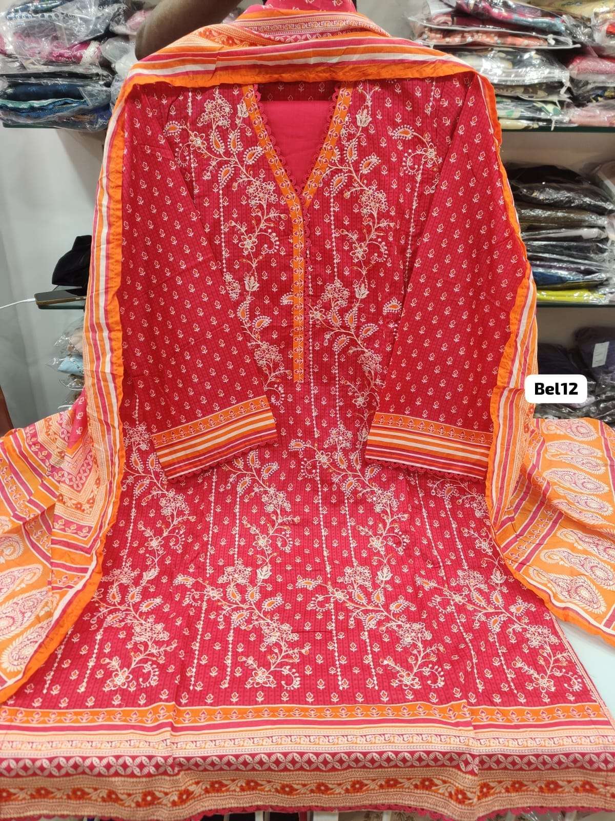 Exclusive Embroidered Lawn Collextion 2025 by BIN SAEED